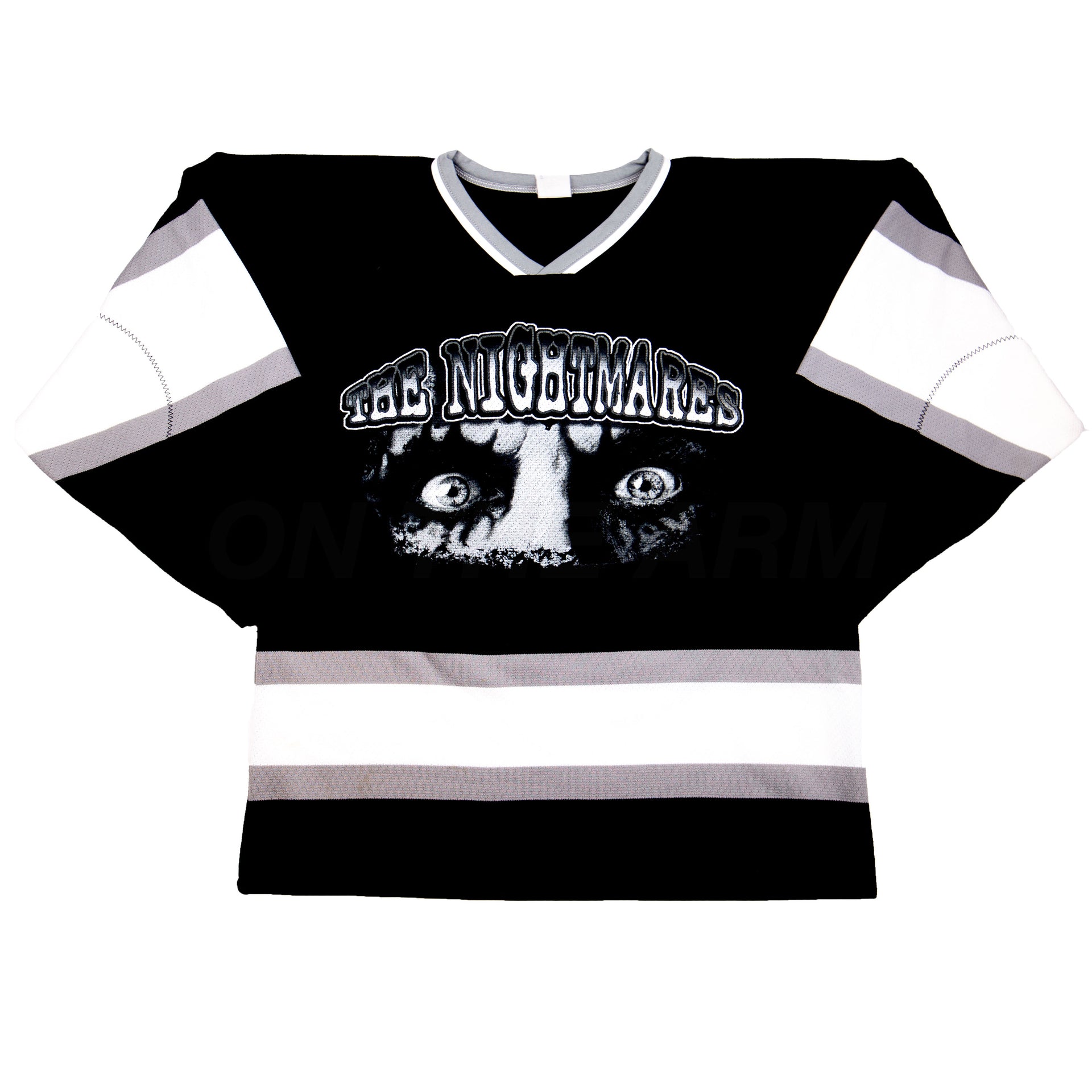 Vintage Black The Nightmares Alice Cooper Hockey Jersey (2000's)