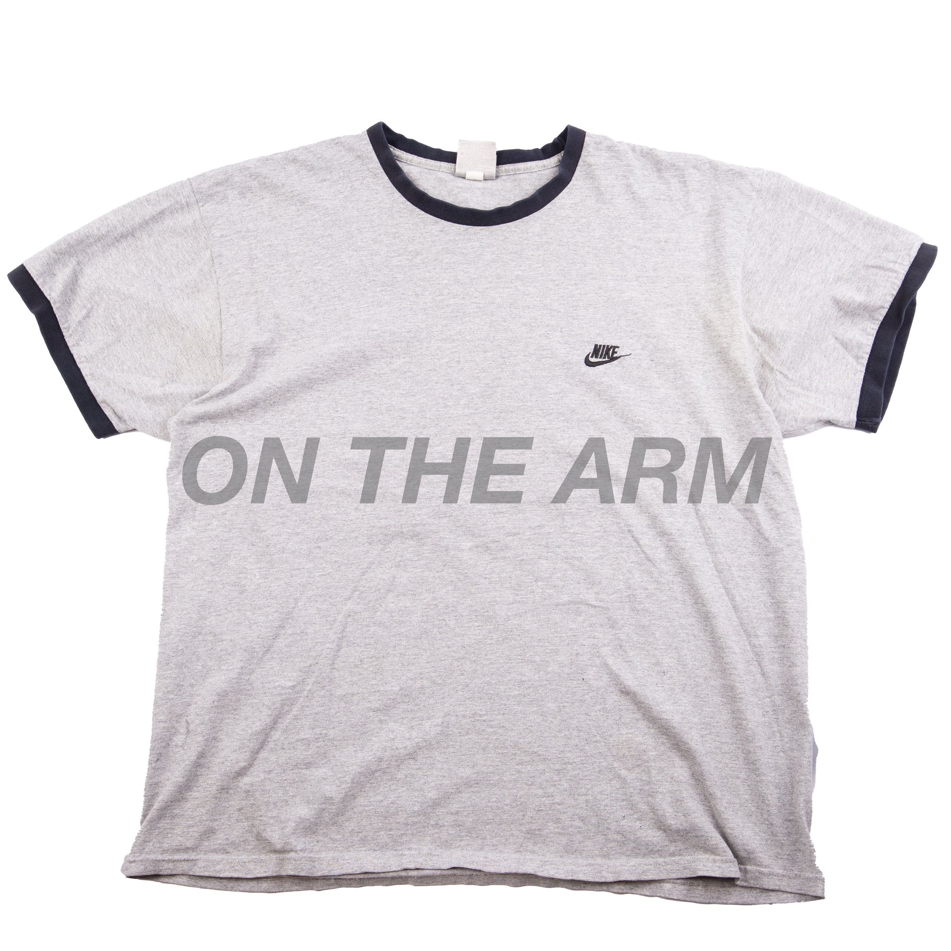Vintage Grey/Navy Nike Ringer Tee