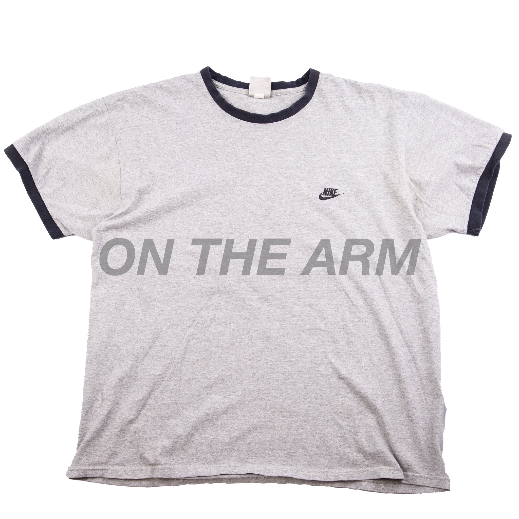Vintage Grey/Navy Nike Ringer Tee
