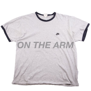 Vintage Grey/Navy Nike Ringer Tee
