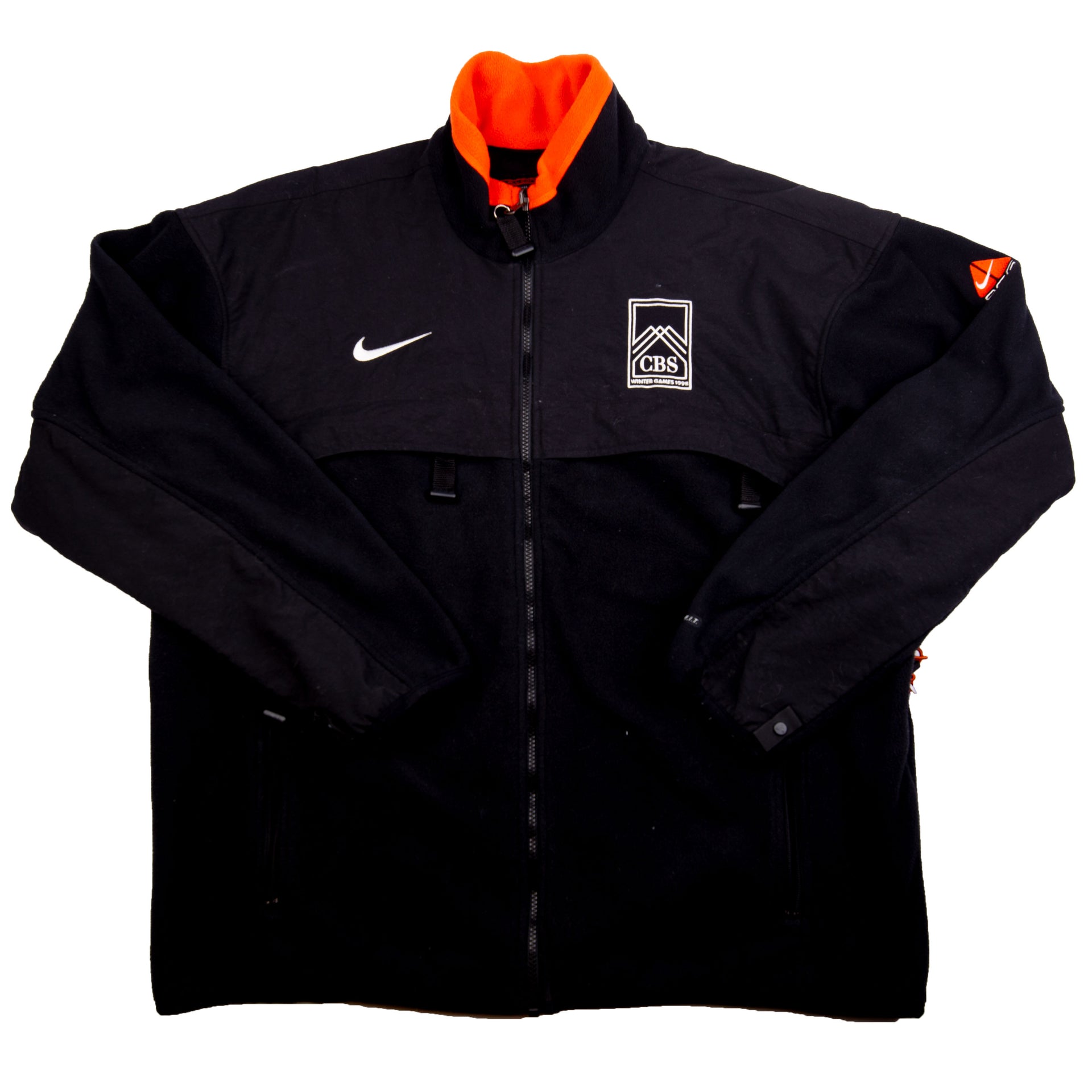 Vintage Black Nike ACG CBS Winter Games Fleece (1998)