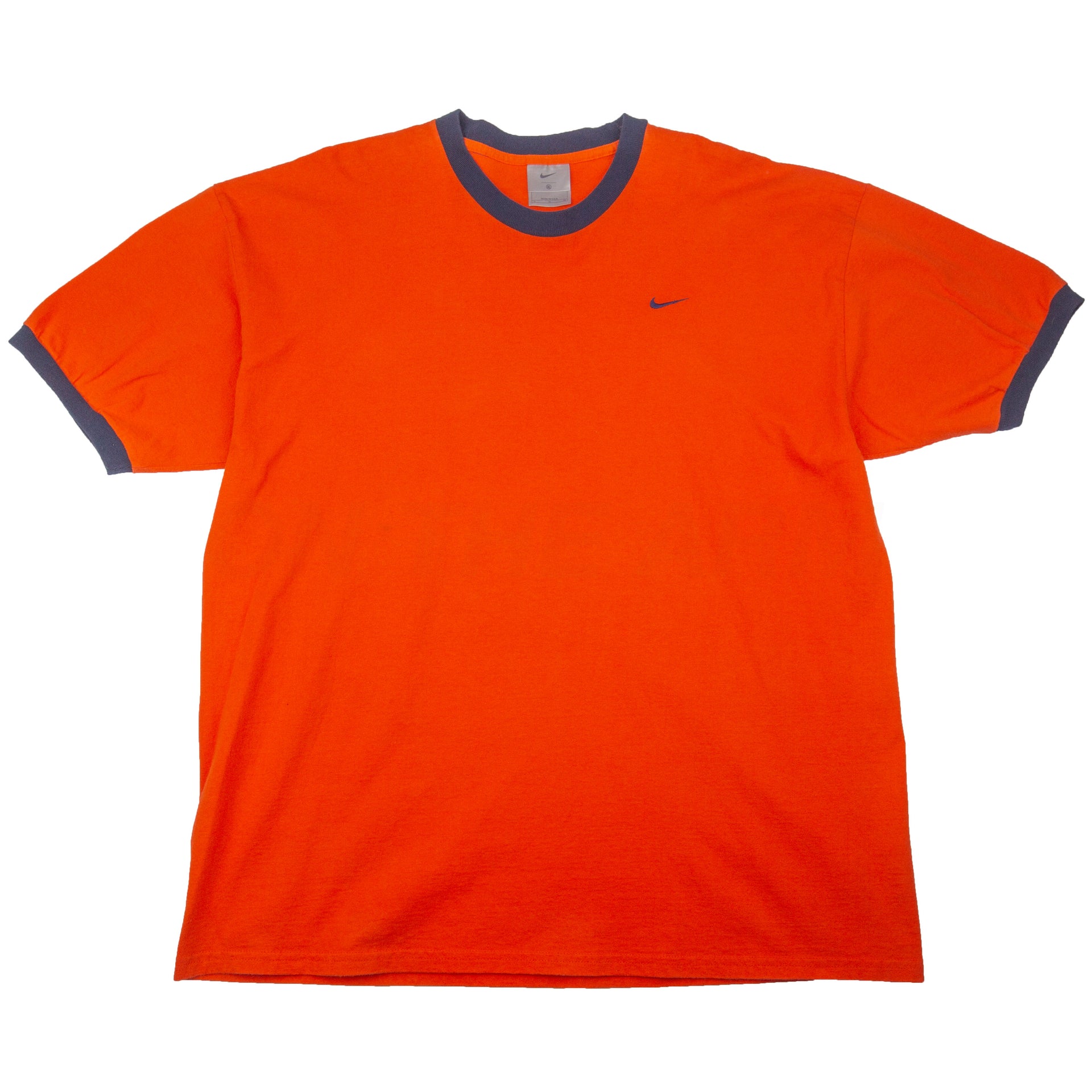 Vintage Orange/Navy Nike Ringer Tee (2000's)