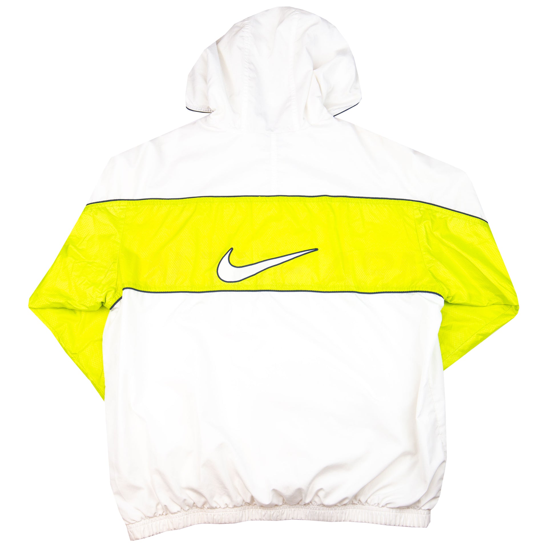 Vintage White/Volt Nike Windbreaker (2000's)