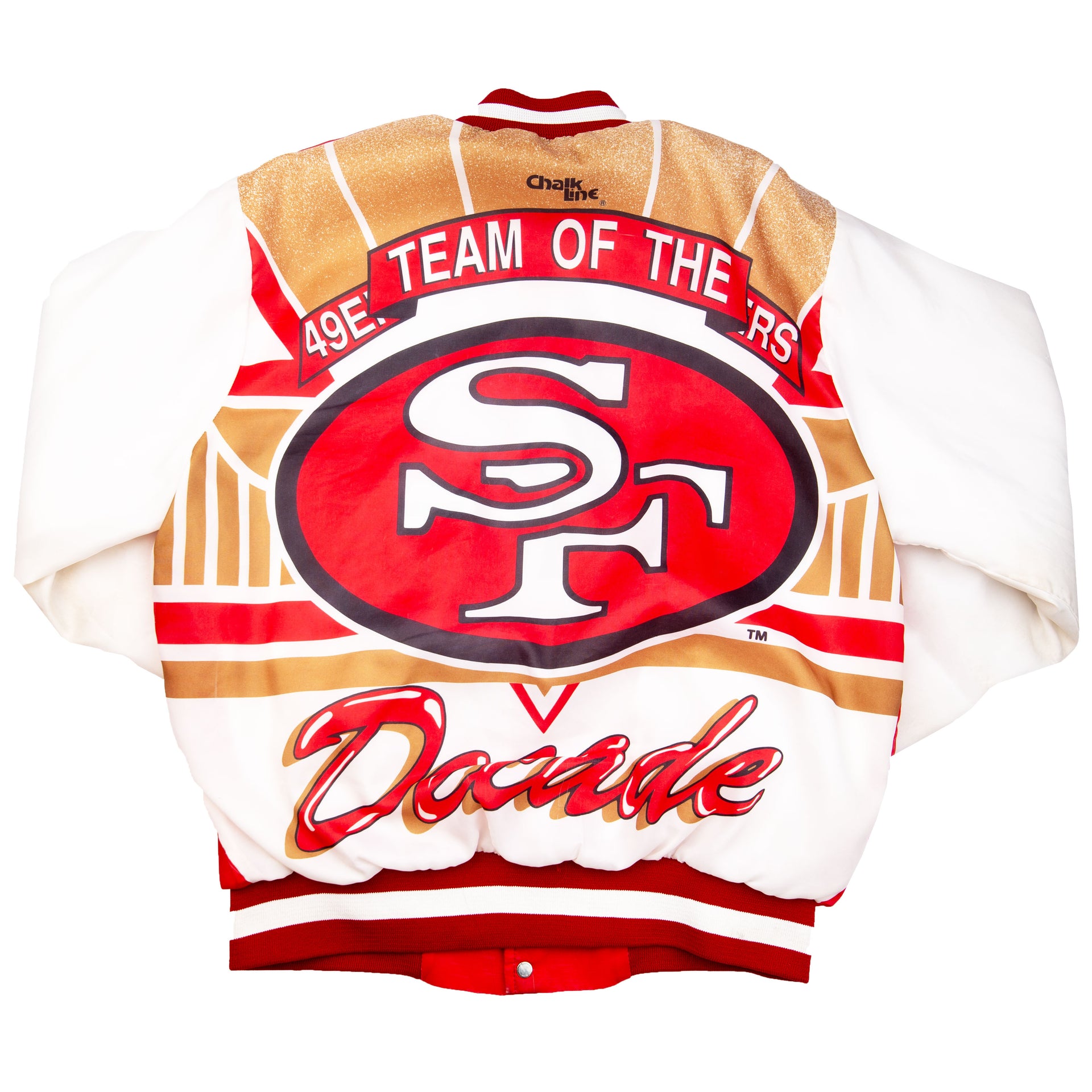 Vintage Red Chalkline San Francisco 49ers Jacket (1990's)