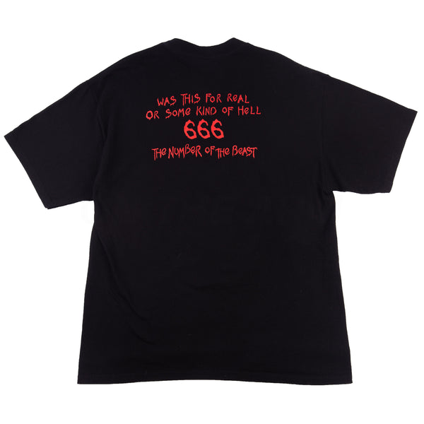 Vintage Black Iron Maiden Number of the Beast Tee (1990's)