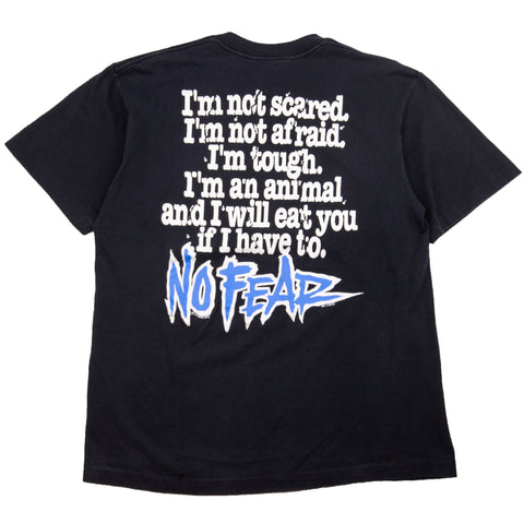 Vintage Black No Fear I'm Not Scared Tee (2000's)