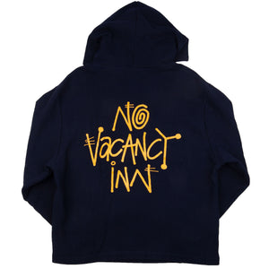 Stussy Navy No Vacancy Inn Hoodie PRE-OWNED