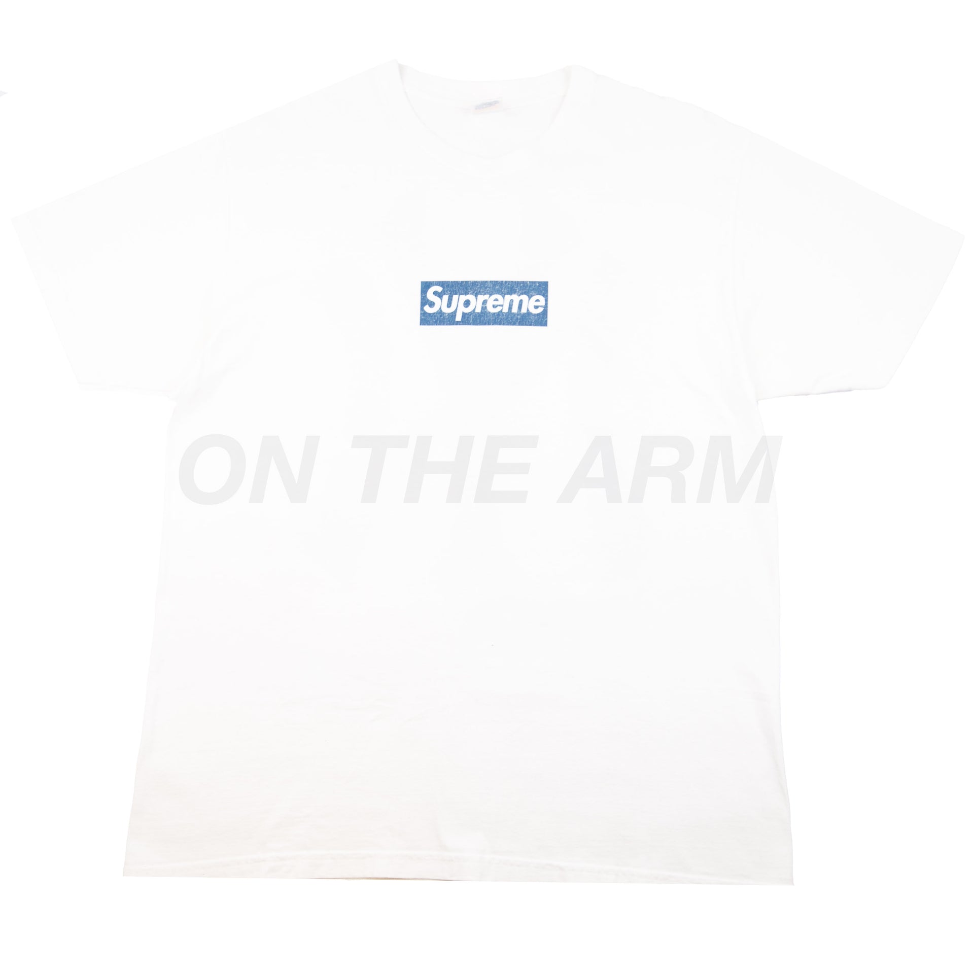 Supreme White NY Yankees Box Logo Tee PRE-OWNED