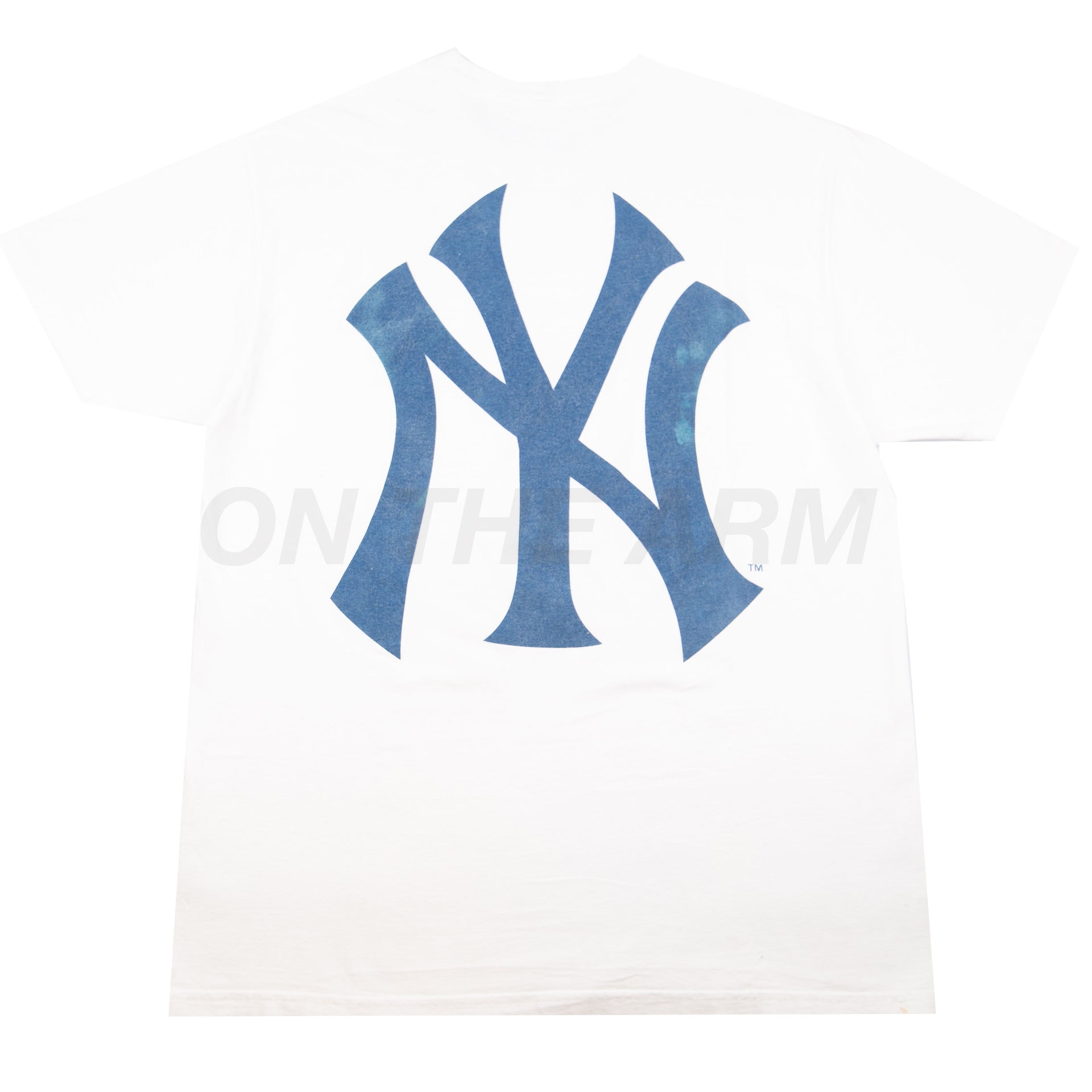 Supreme White NY Yankees Box Logo Tee PRE-OWNED