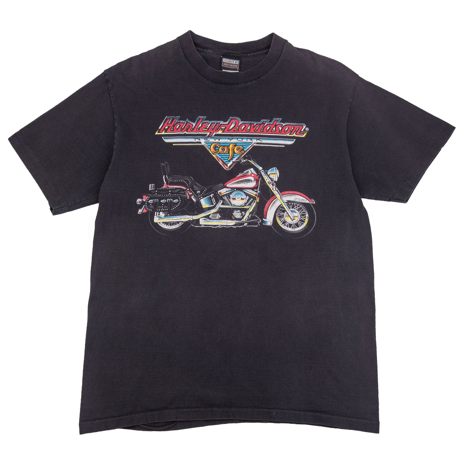 Vintage Black Harley Davidson NYC Cafe Tee (1990's)