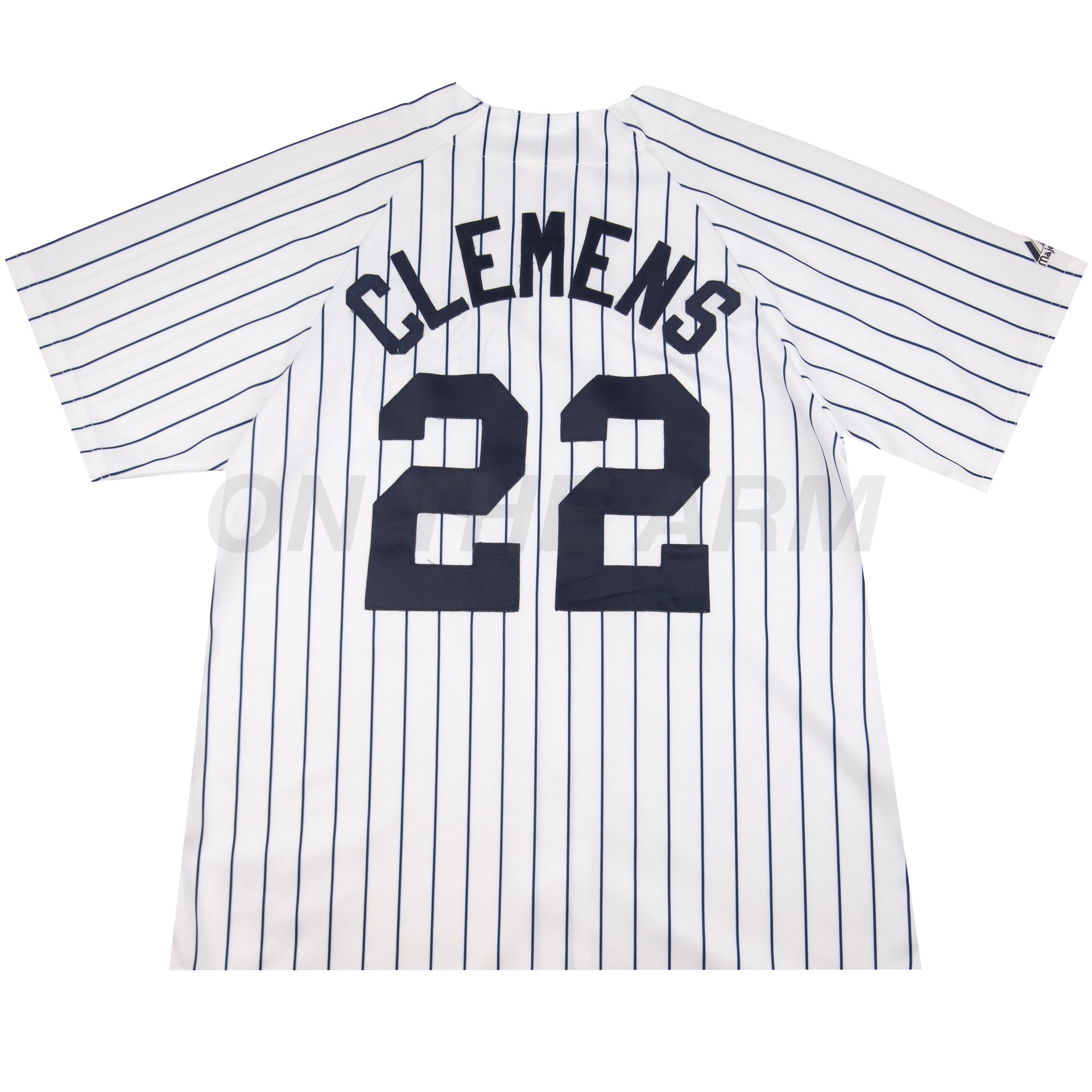Vintage White Pinstripe NY Yankees Jersey (2000's)