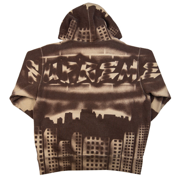 Supreme Brown NY Yankees Airbrush Hoodie PRE-OWNED