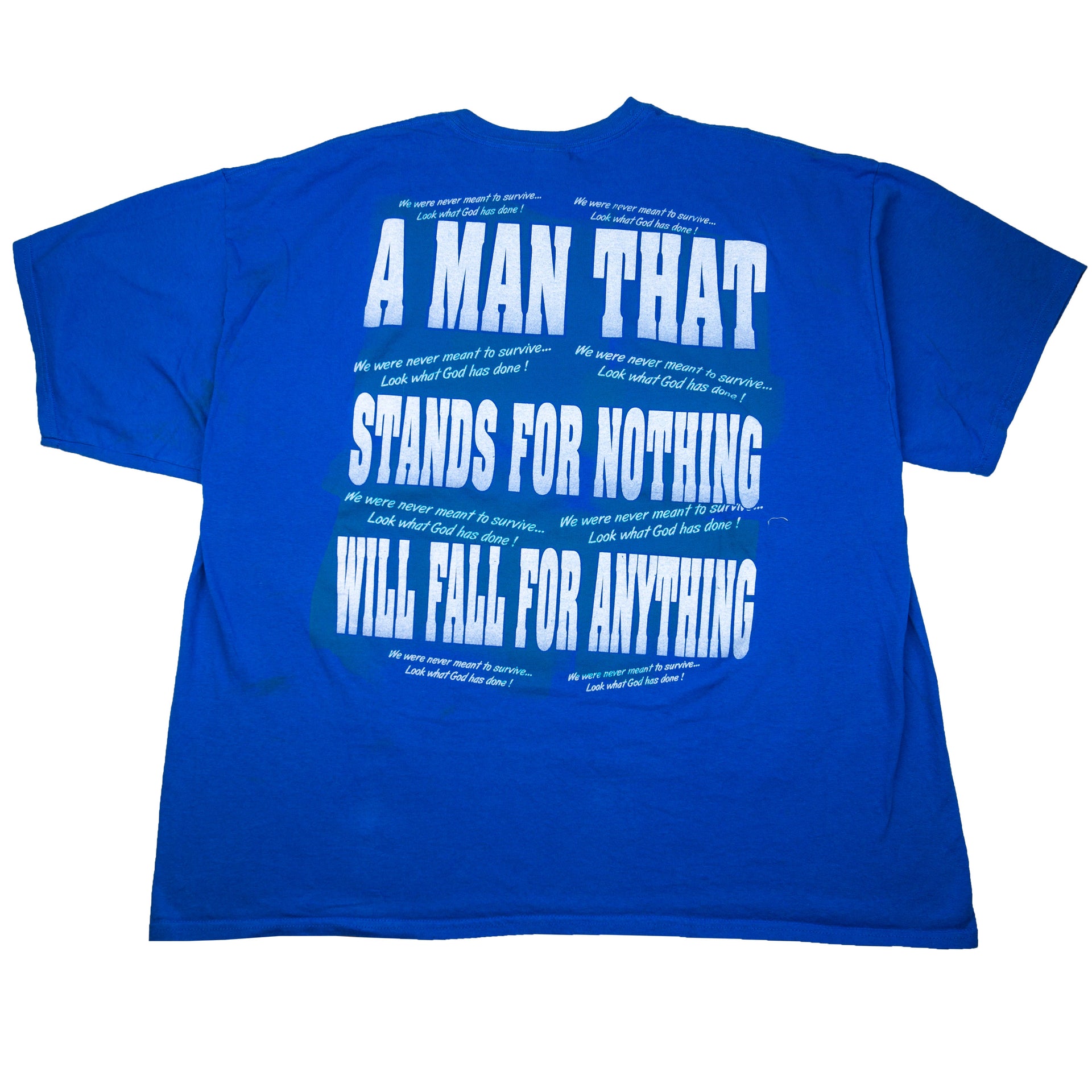 Vintage Blue Barack Obama Tee (2008)