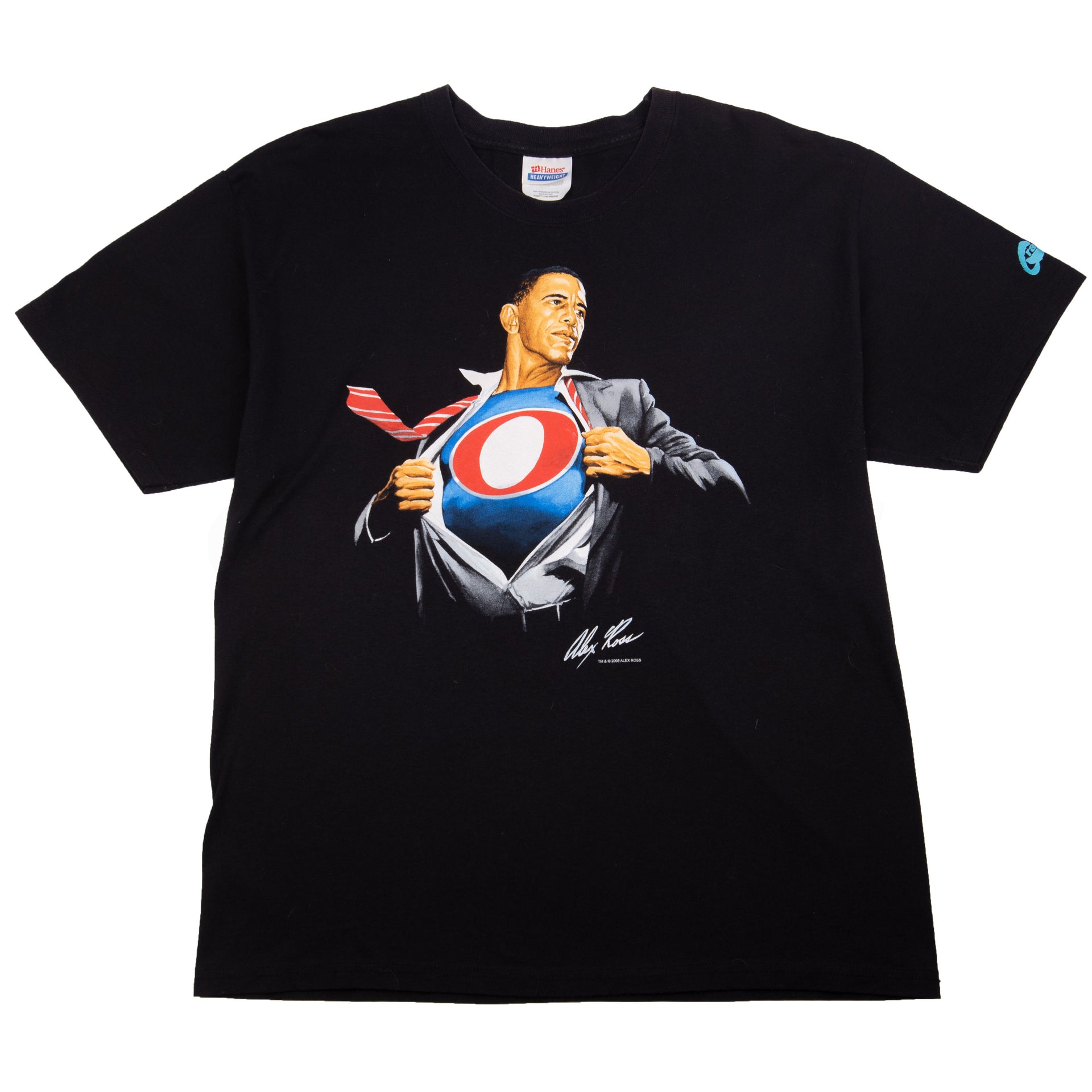 Vintage Black Obama Alex Ross Superhero Tee (2008)