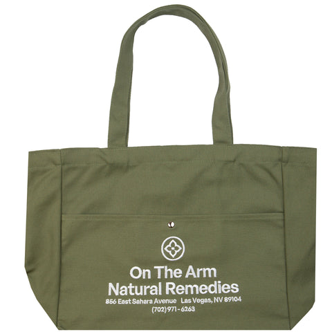 OTA Military Olive Natural Remedies Tote Bag