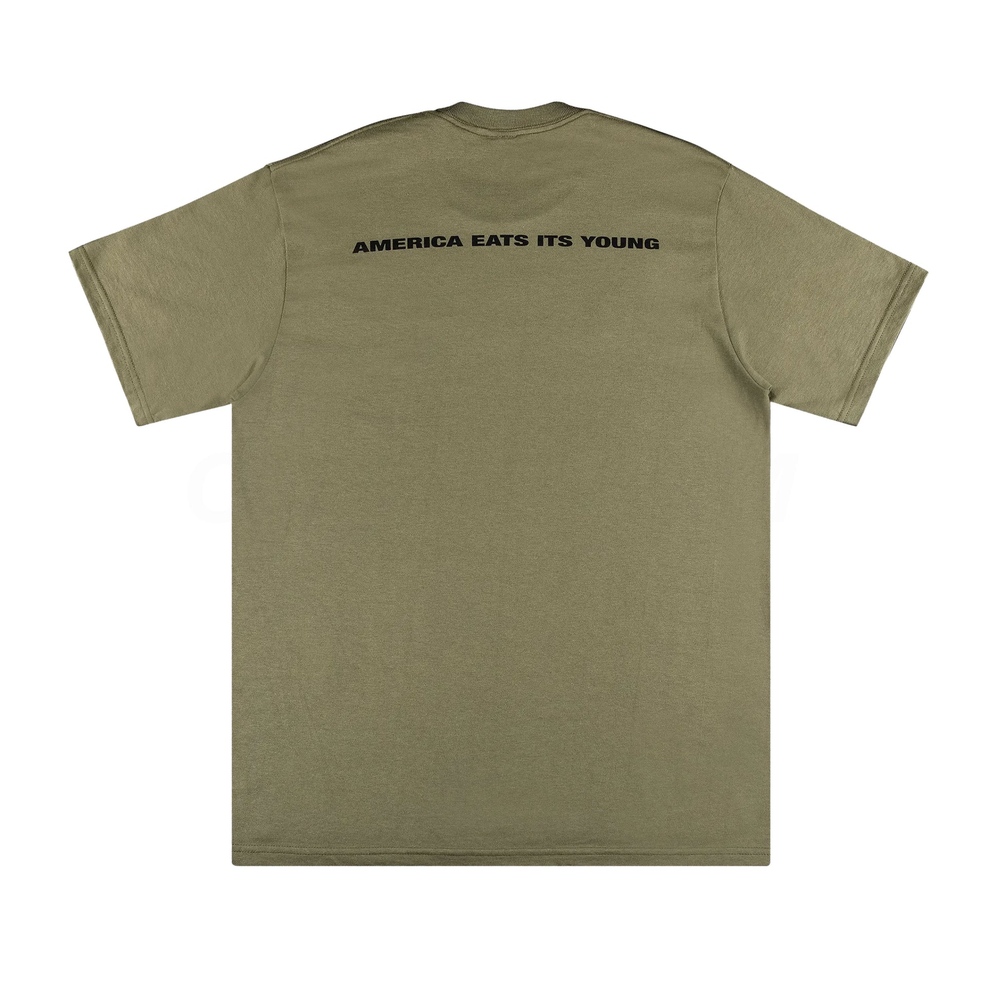 Supreme Olive America Eats Its Young Tee