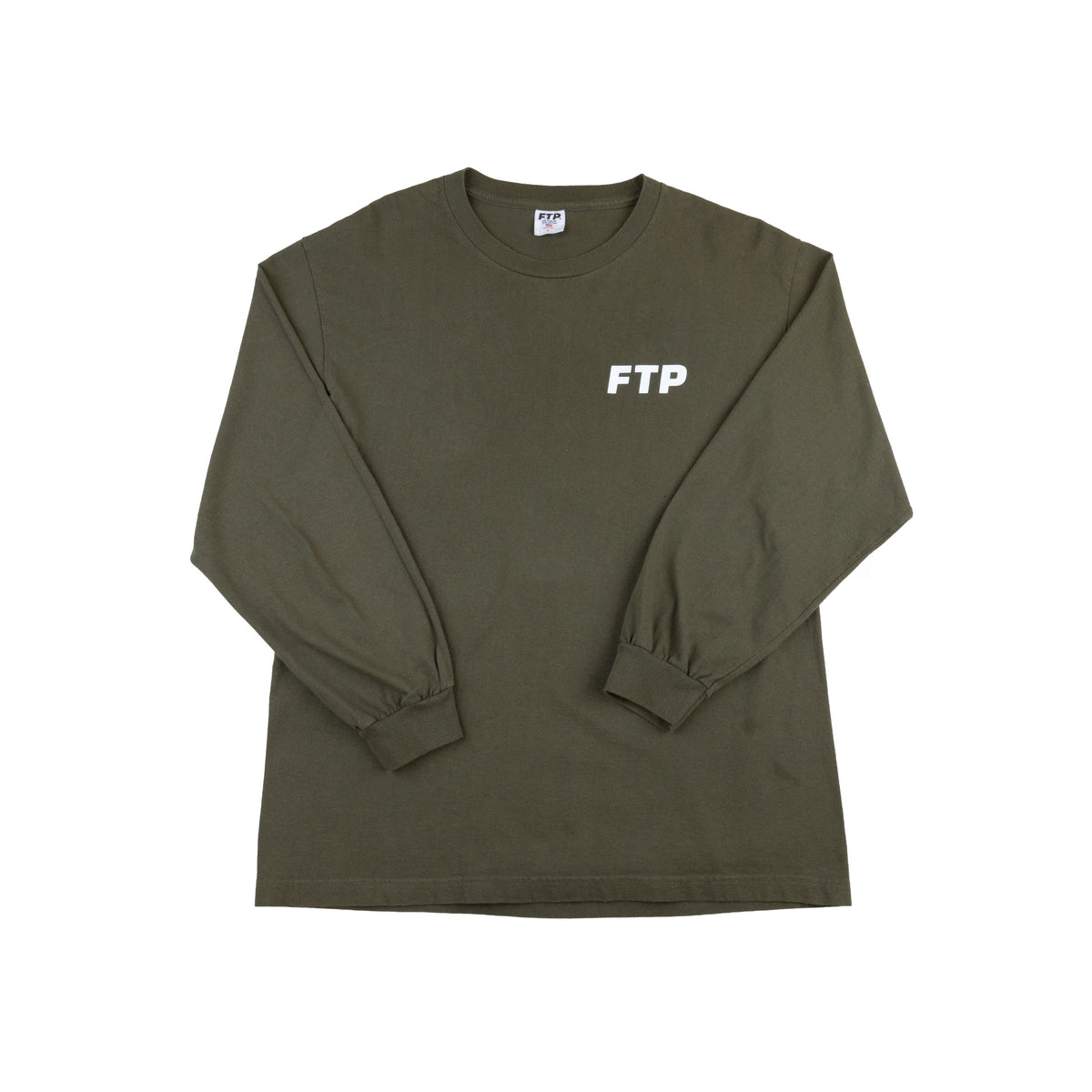 FTP Olive Logo L/S PRE-OWNED