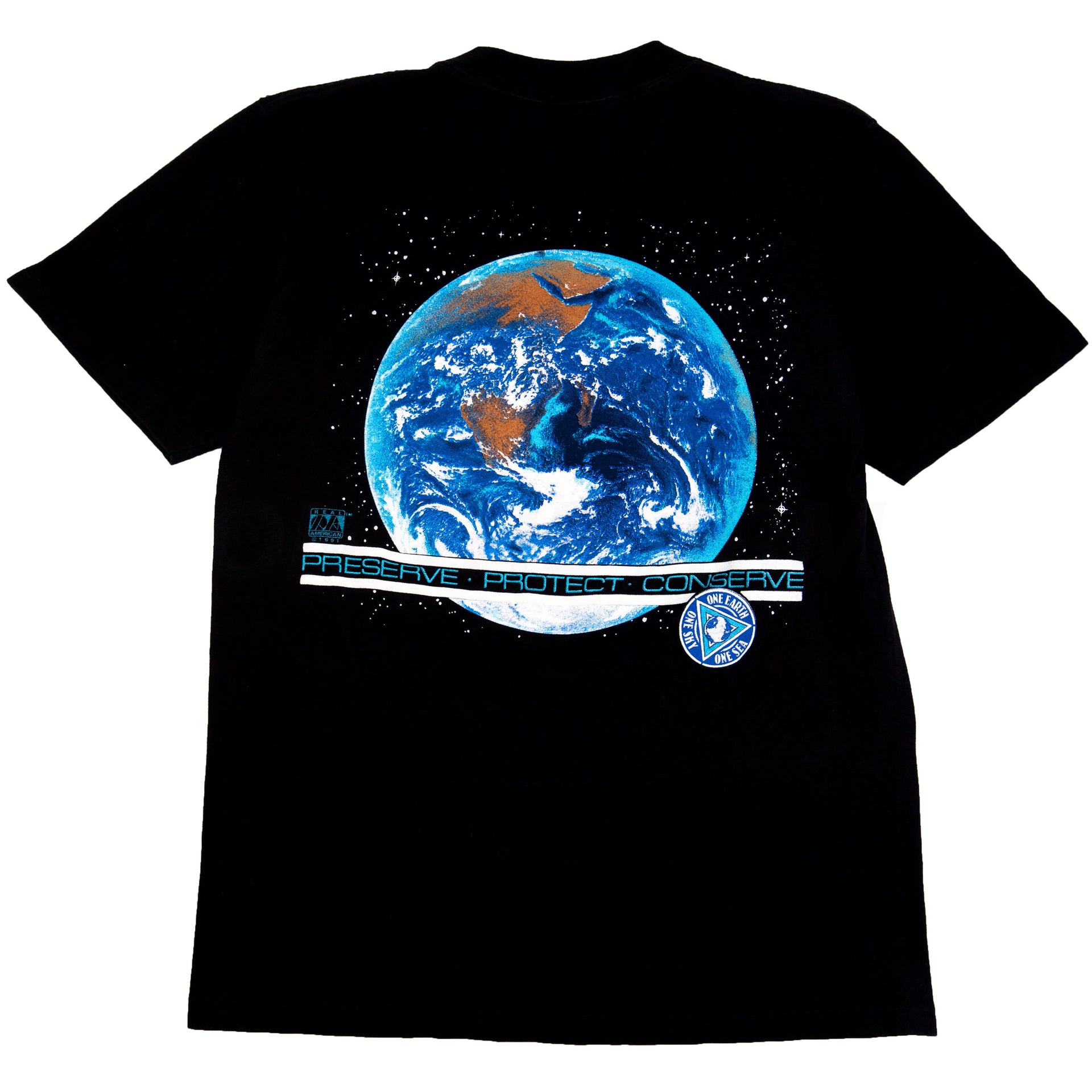 Vintage Black One Earth Tee (1990's)