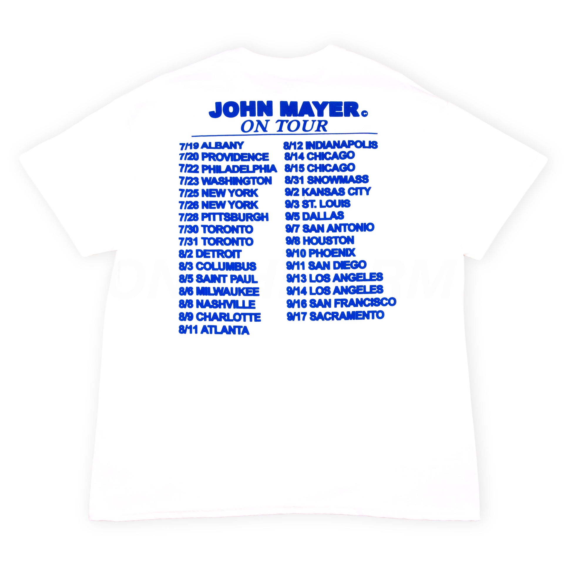 Online Ceramics White John Mayer Tour Tee