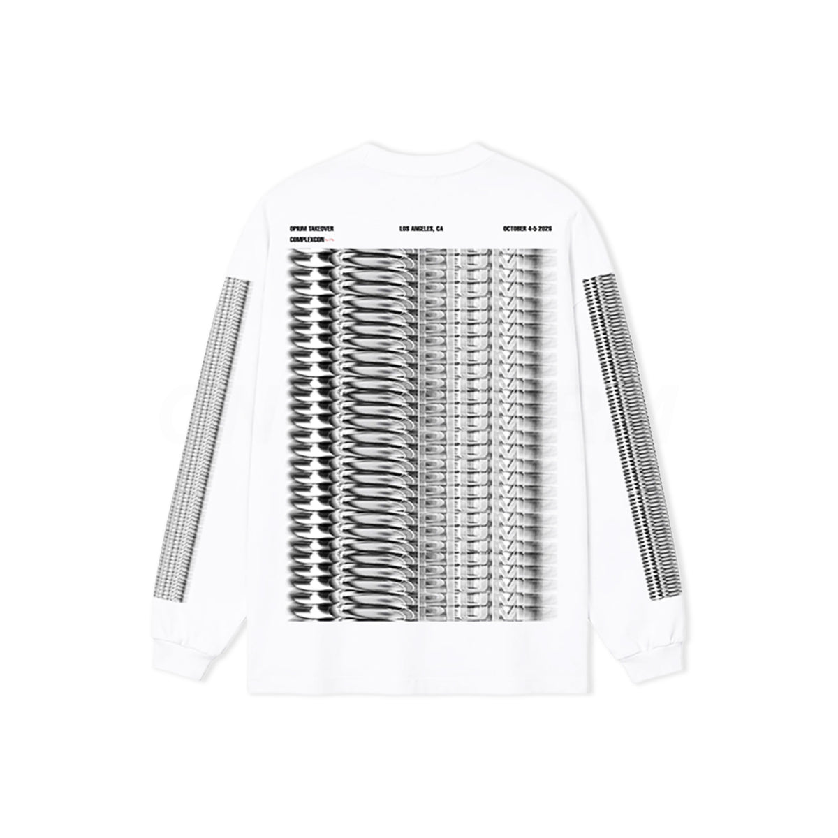 Playboi Carti White Opium Chrome Logo L/S