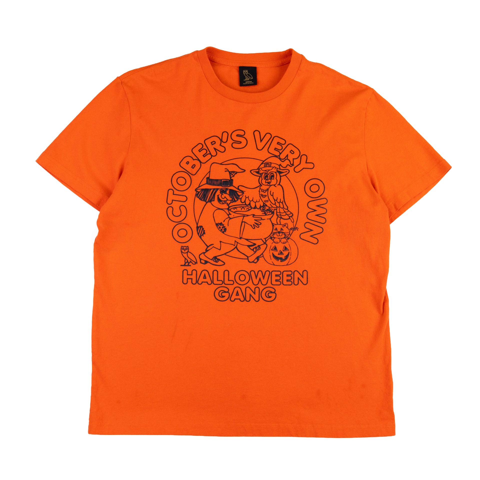 OVO Orange Halloween Gang Tee PRE-OWNED