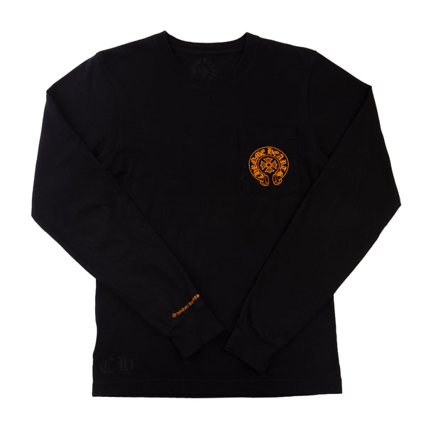 Chrome Hearts Black/Orange Staff L/S PRE-OWNED