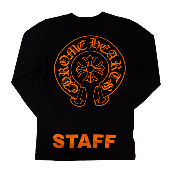 Chrome Hearts Black/Orange Staff L/S PRE-OWNED