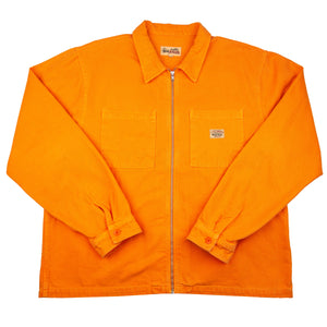 Stussy Orange Pigment Dyed Work Jacket