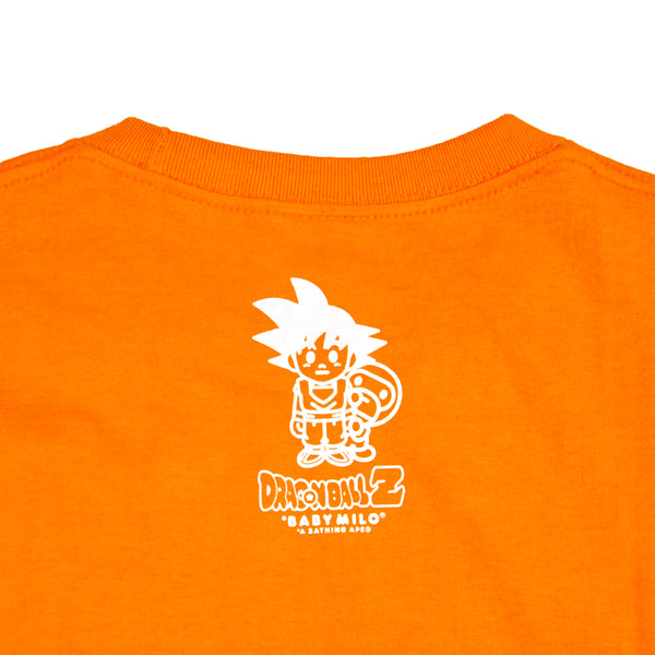 Bape Orange Dragon Ball Z Namek Vegeta Gohan Krillin Baby Milo Tee