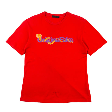 OriginalFake Red Logo Tee PRE-OWNED