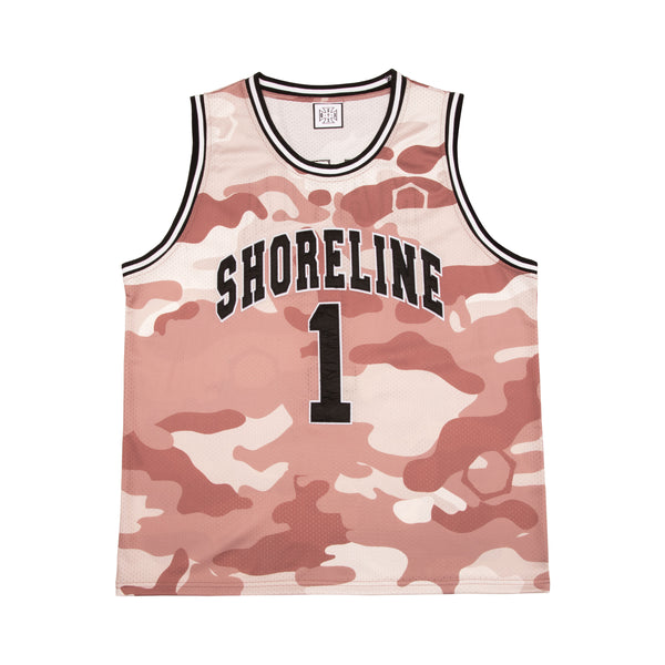 OTA & Shoreline Mafia OTX Boyz Desert Camo Basketball Jersey