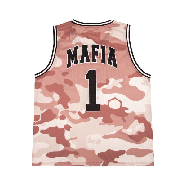 OTA & Shoreline Mafia OTX Boyz Desert Camo Basketball Jersey