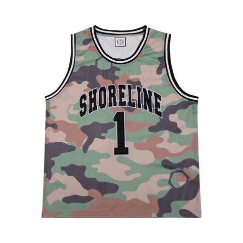 OTA & Shoreline Mafia OTX Boyz Military Camo Basketball Jersey