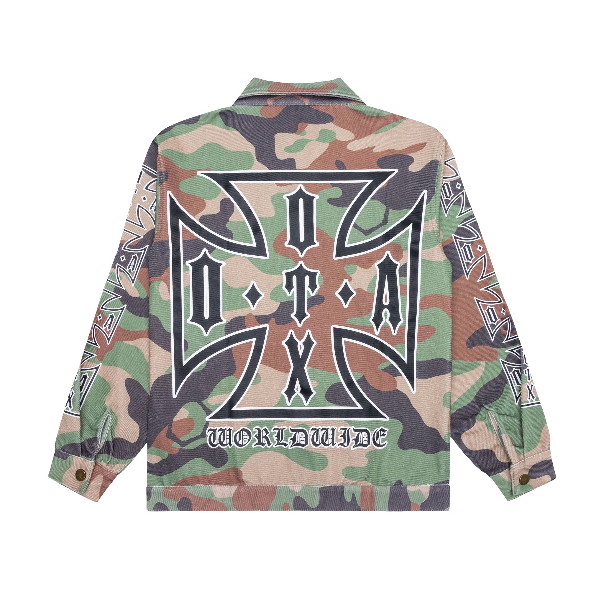 OTA & Shoreline Mafia OTX Boyz Military Camo Choppa Work Jacket
