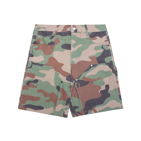 OTA & Shoreline Mafia OTX Boyz Military Camo Choppa Double Knee Work Shorts
