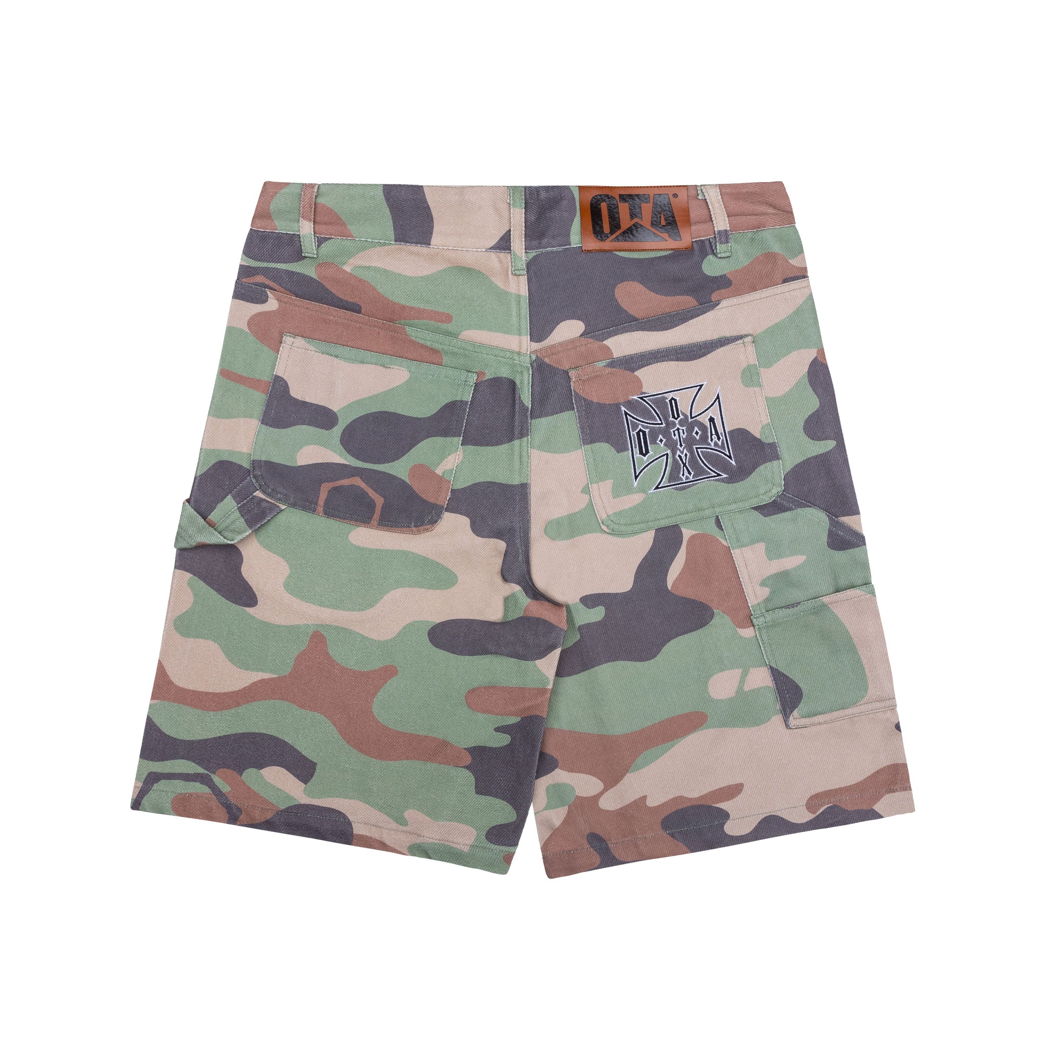 OTA & Shoreline Mafia OTX Boyz Military Camo Choppa Double Knee Work Shorts