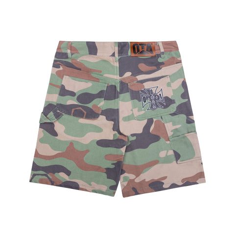 OTA & Shoreline Mafia OTX Boyz Military Camo Choppa Double Knee Work Shorts