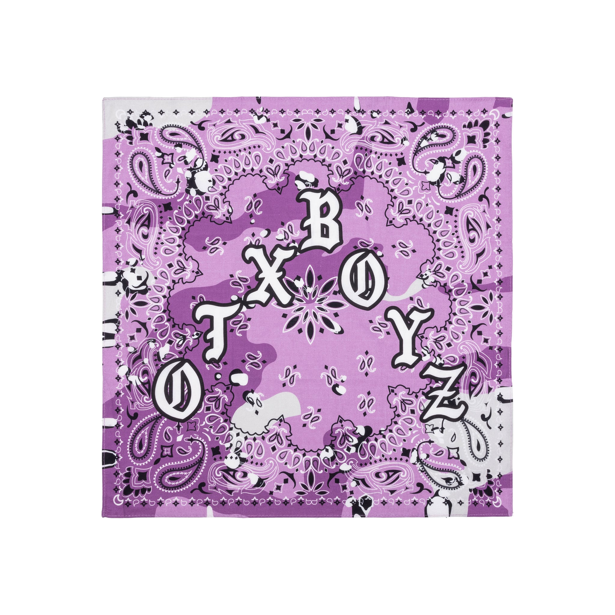 OTA & Shoreline Mafia OTX Boyz Purple Chip Camo Bandana