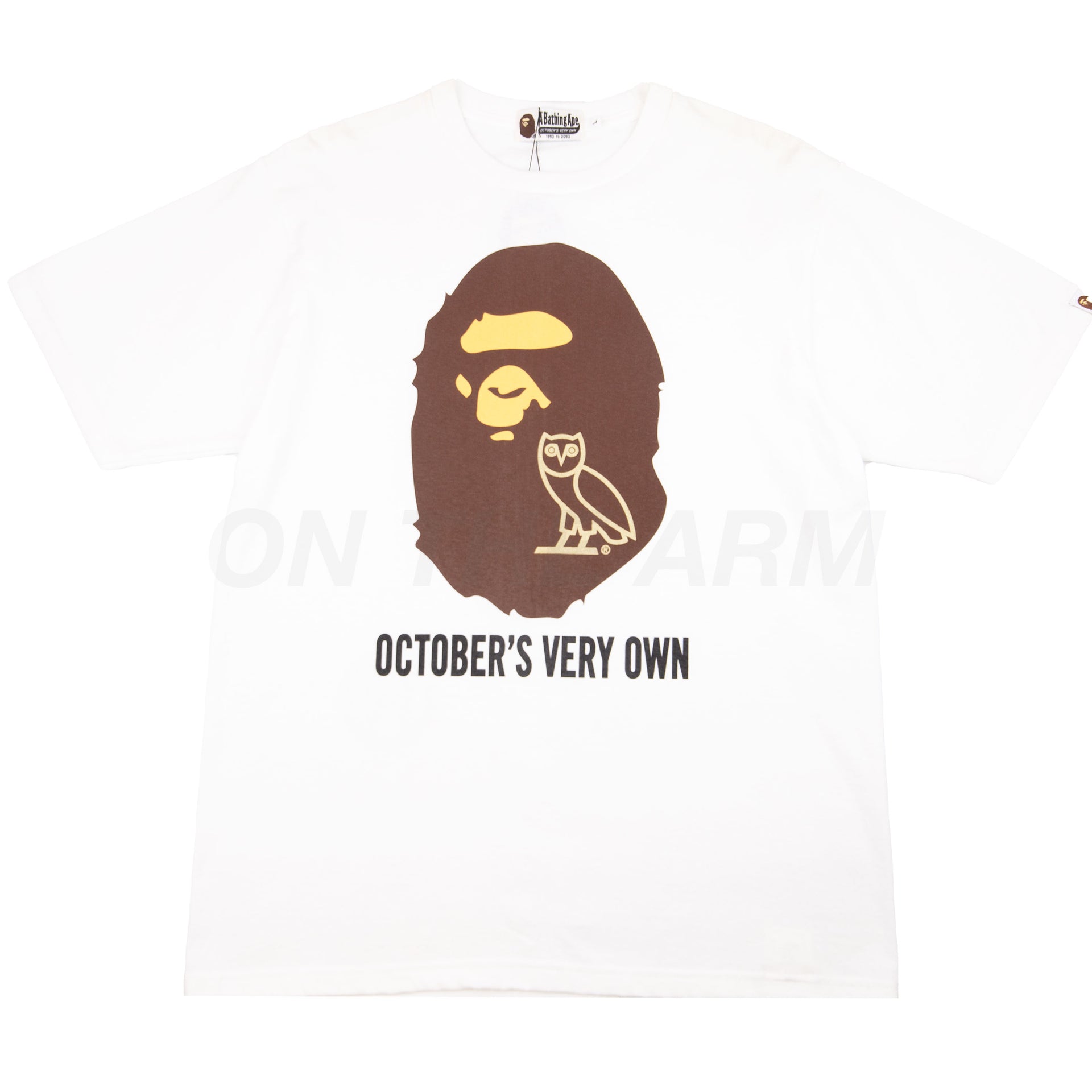 Bape White OVO Ape Head Tee