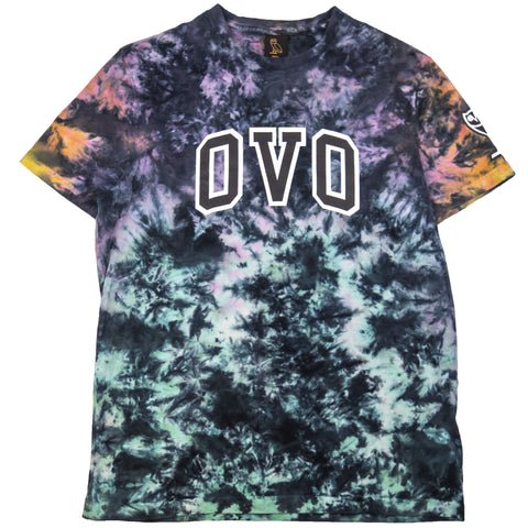 OVO Tie Dyed Arc Logo Tee PRE-OWNED