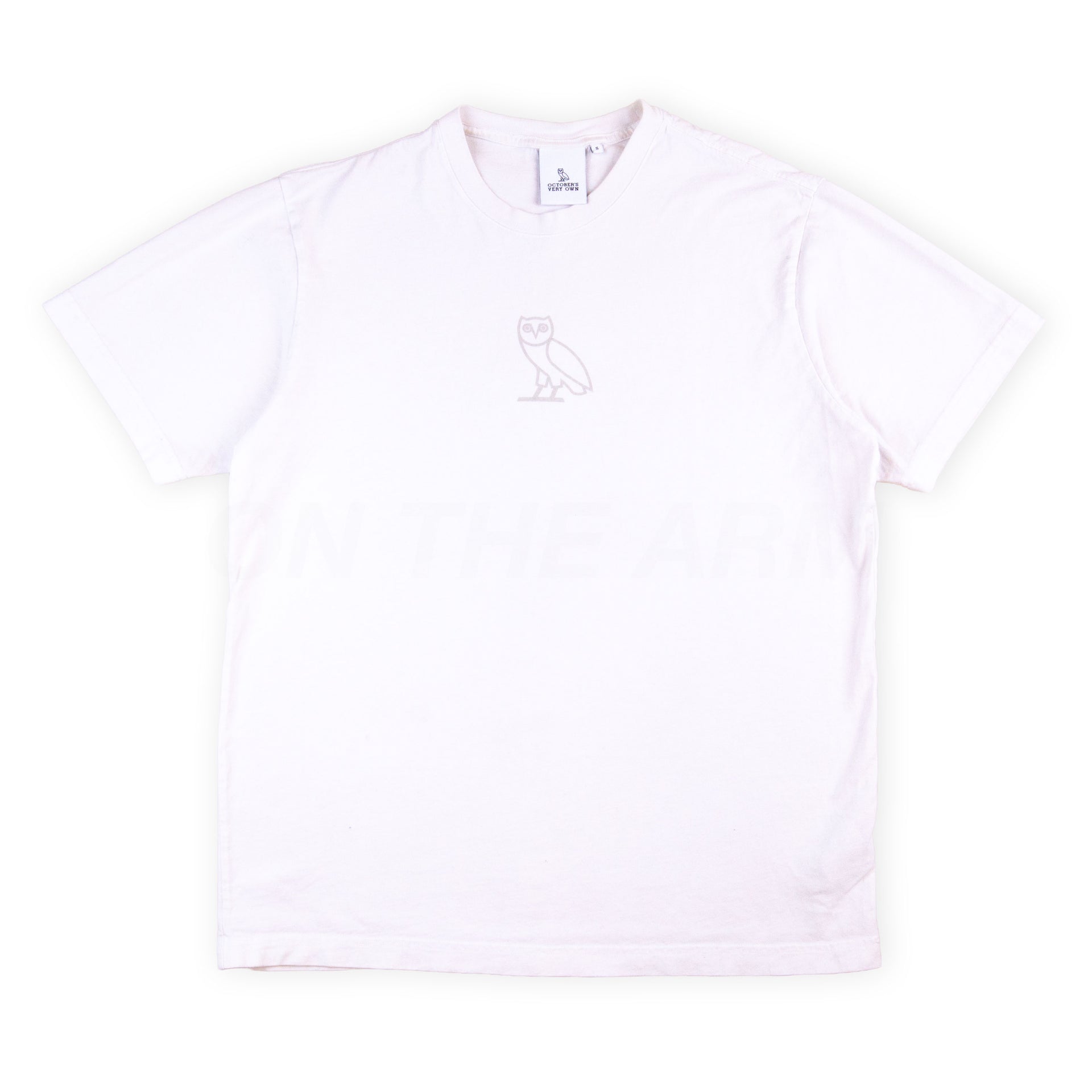 OVO White Small Owl Logo Tee PRE-OWNED