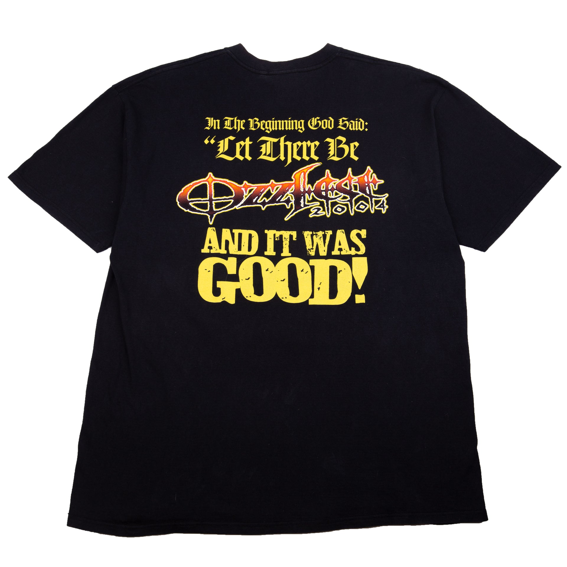 Vintage Black Ozzfest Passion of the Ozzy Tee (2004)