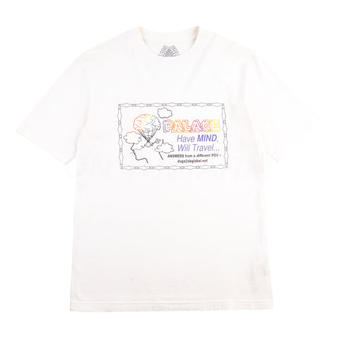 Palace White Mind/Travel Tee PRE-OWNED