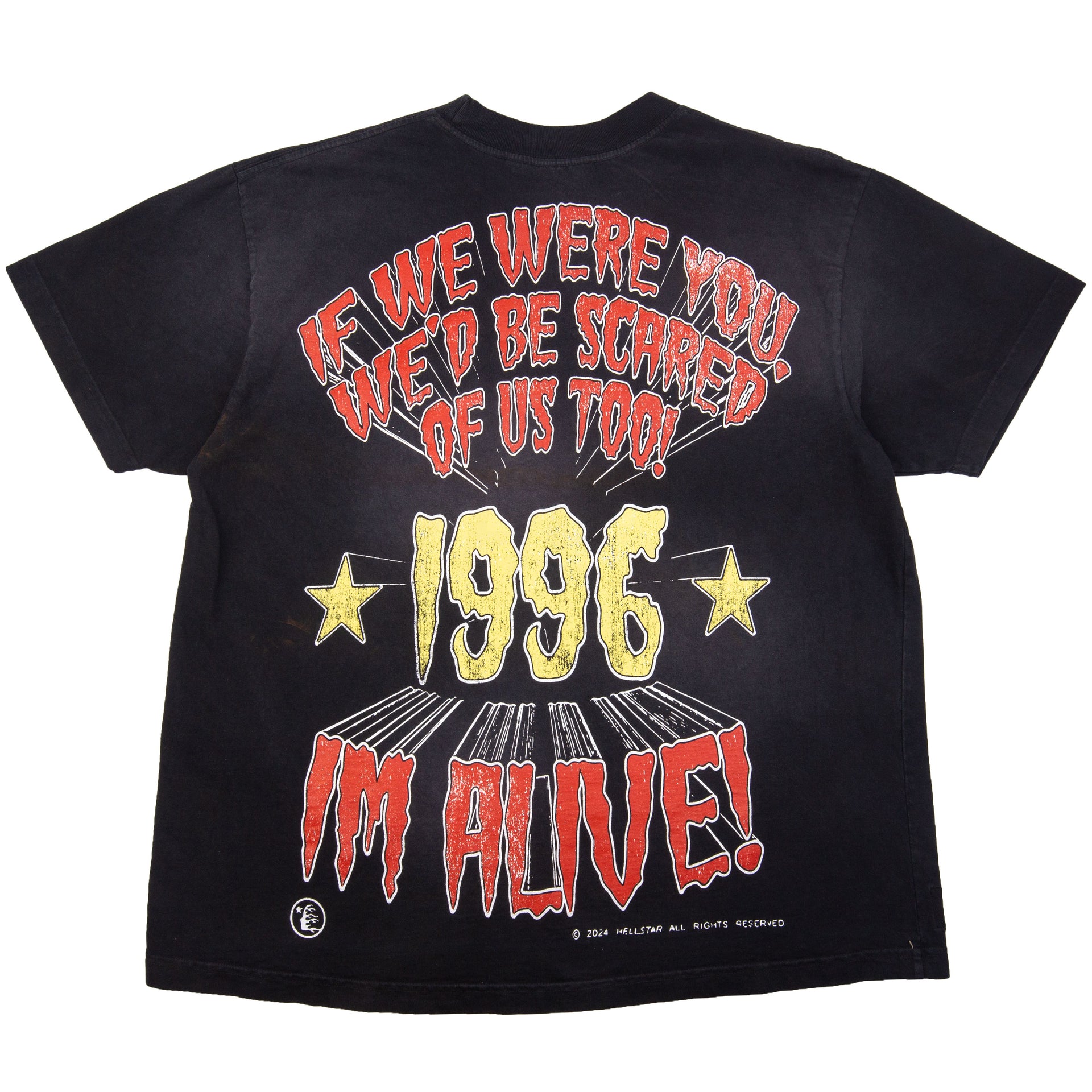 Hellstar Black Spooky Characters Tee PRE-OWNED