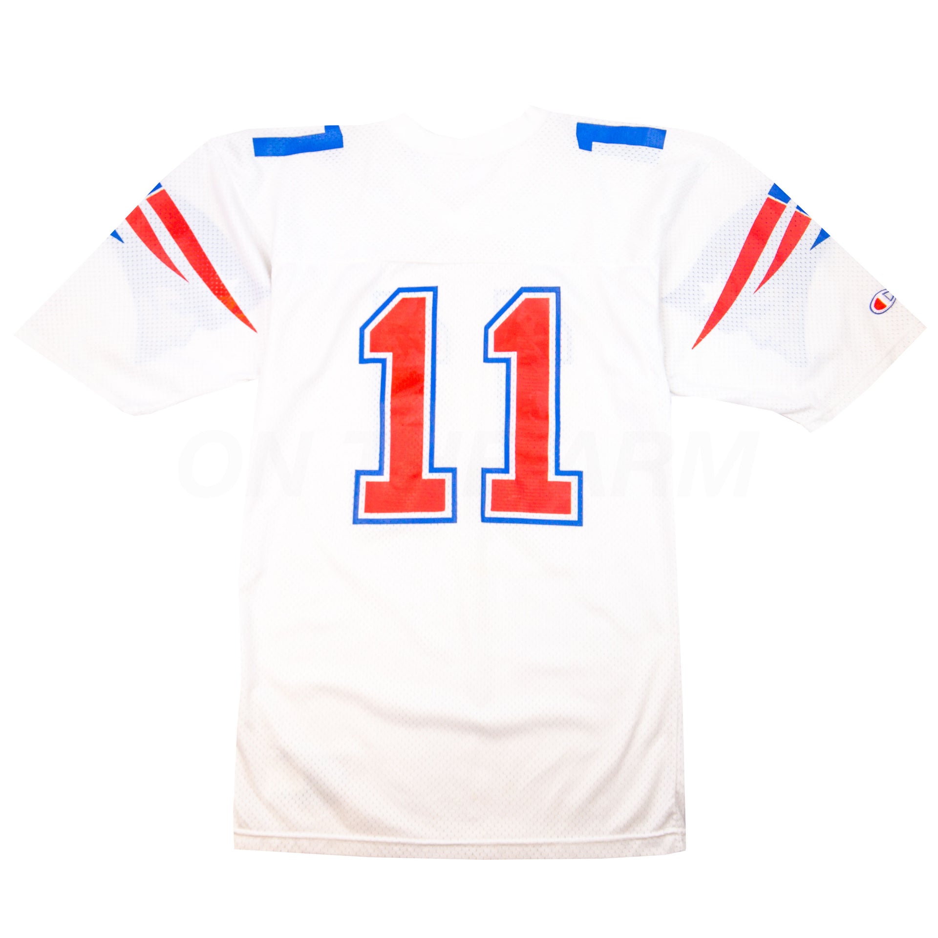 Vintage White New England Patriots Champion Jersey (1990's)
