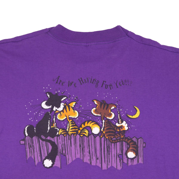 Vintage Purple Are We Having Fun Yet? Tee (1990's)