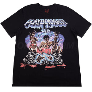 トップス Playboi Carti Tee black Playboi Carti narcissist king vamp 2021 tour T shirt size M black