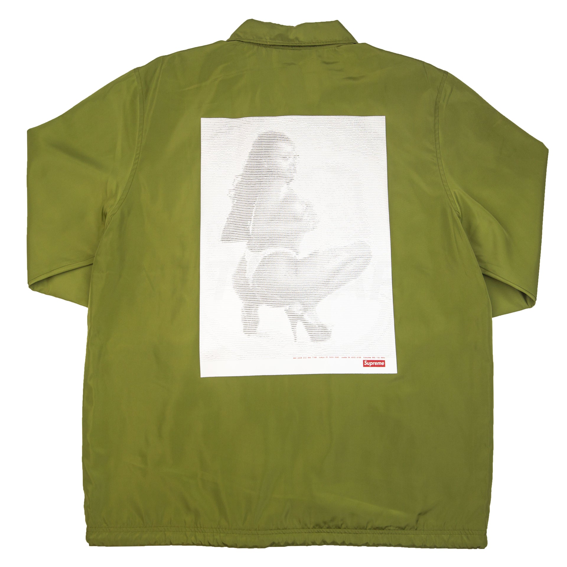Supreme Olive Digi Coaches Jacket