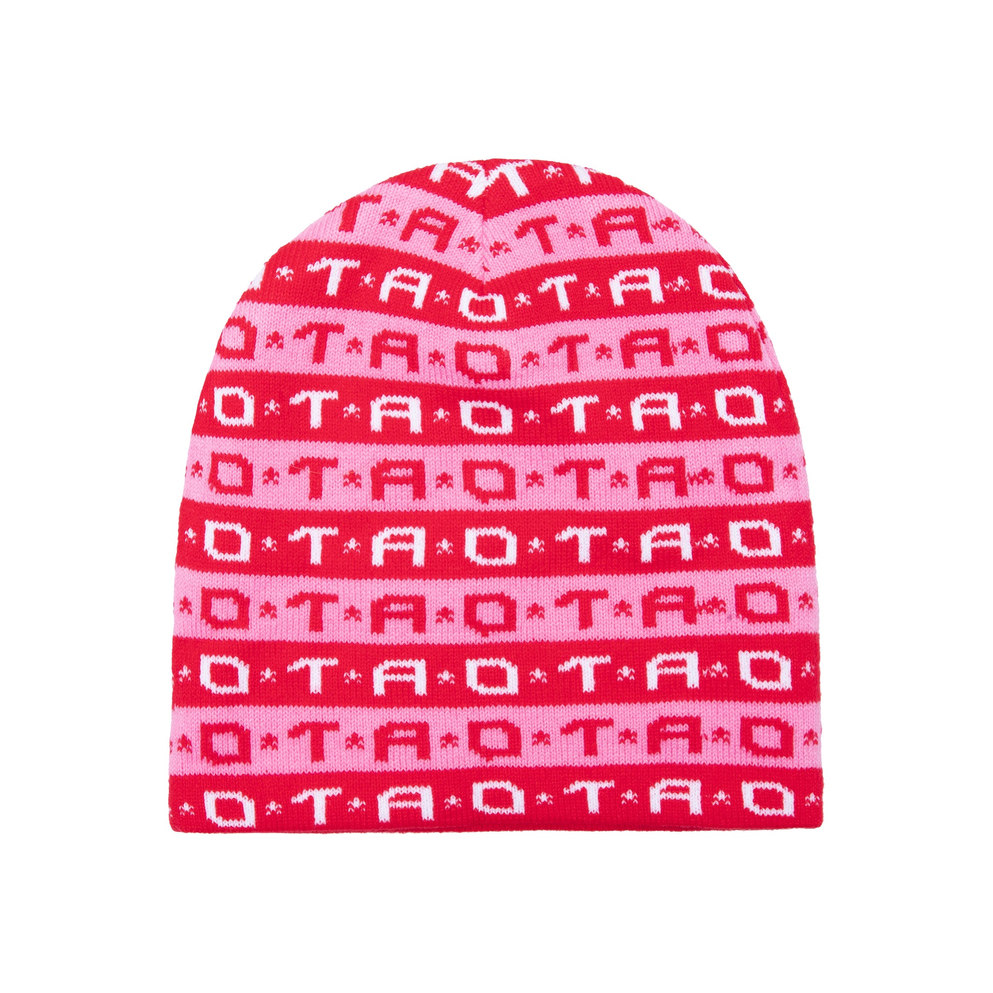 OTA Red/Pink Seeing Sounds Jacquard Beanie