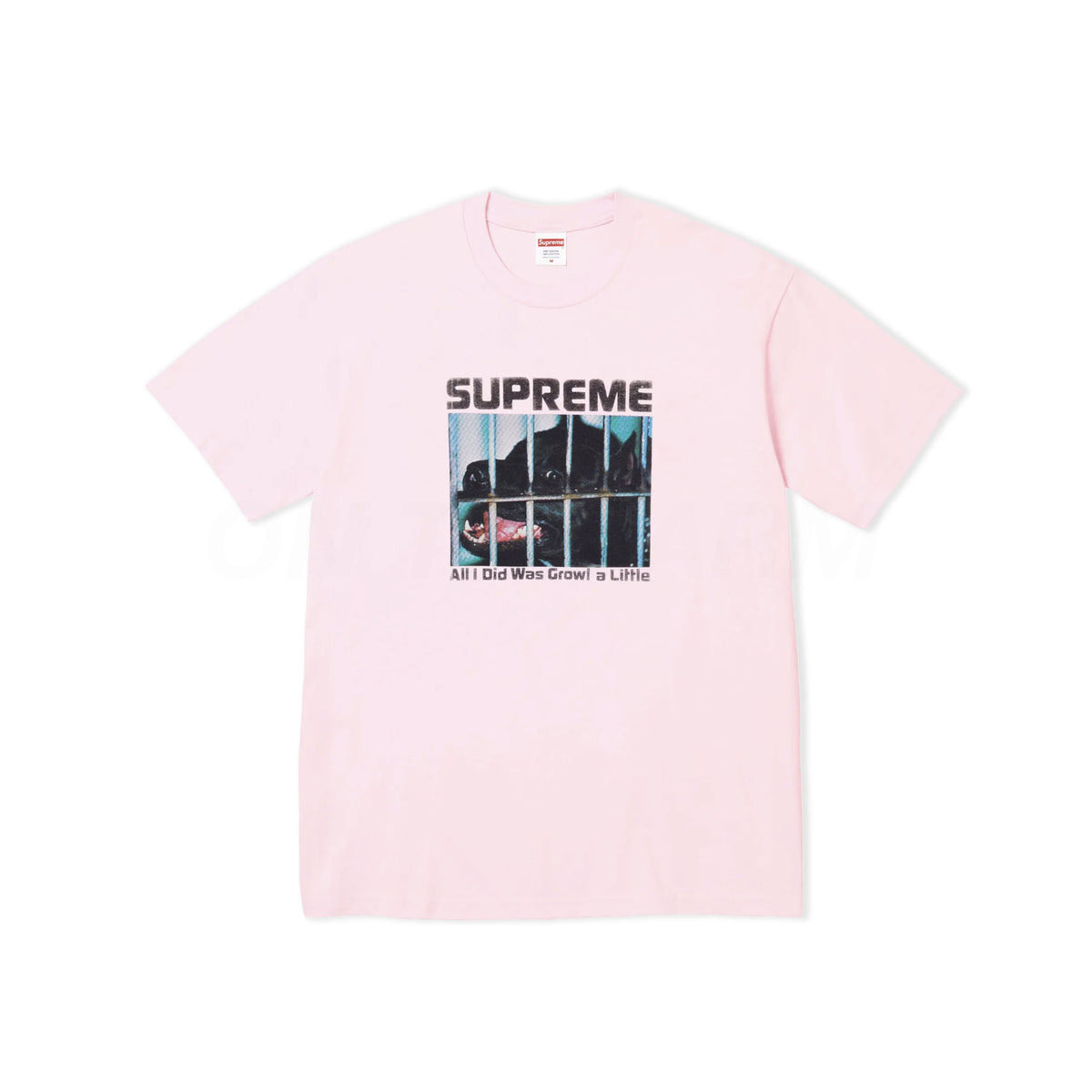 Supreme Light Pink Growl Tee